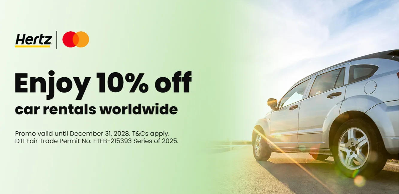 Mastercard x Hertz Car Rental Promo - Landbank Promotion