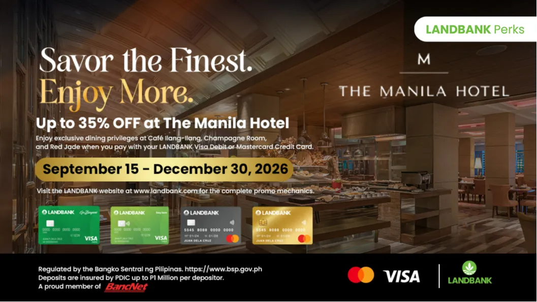 LANDBANK Manila Hotel official promo image